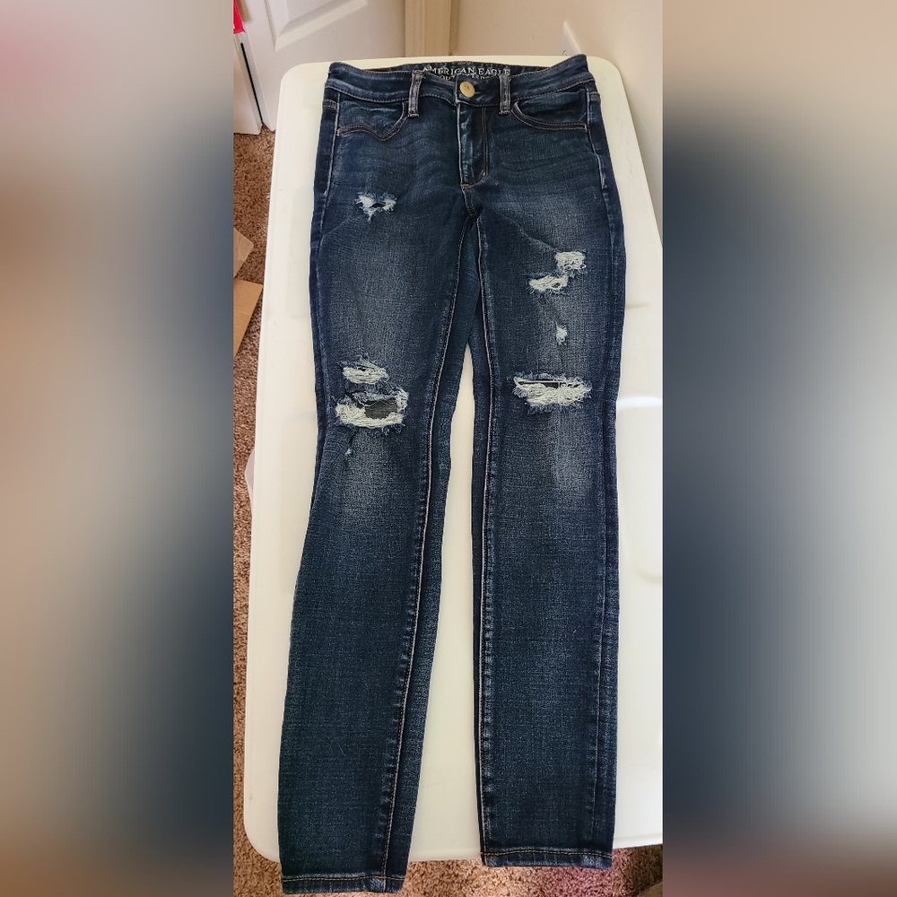 American Eagle Hi Rise Jeggings size 2 Short